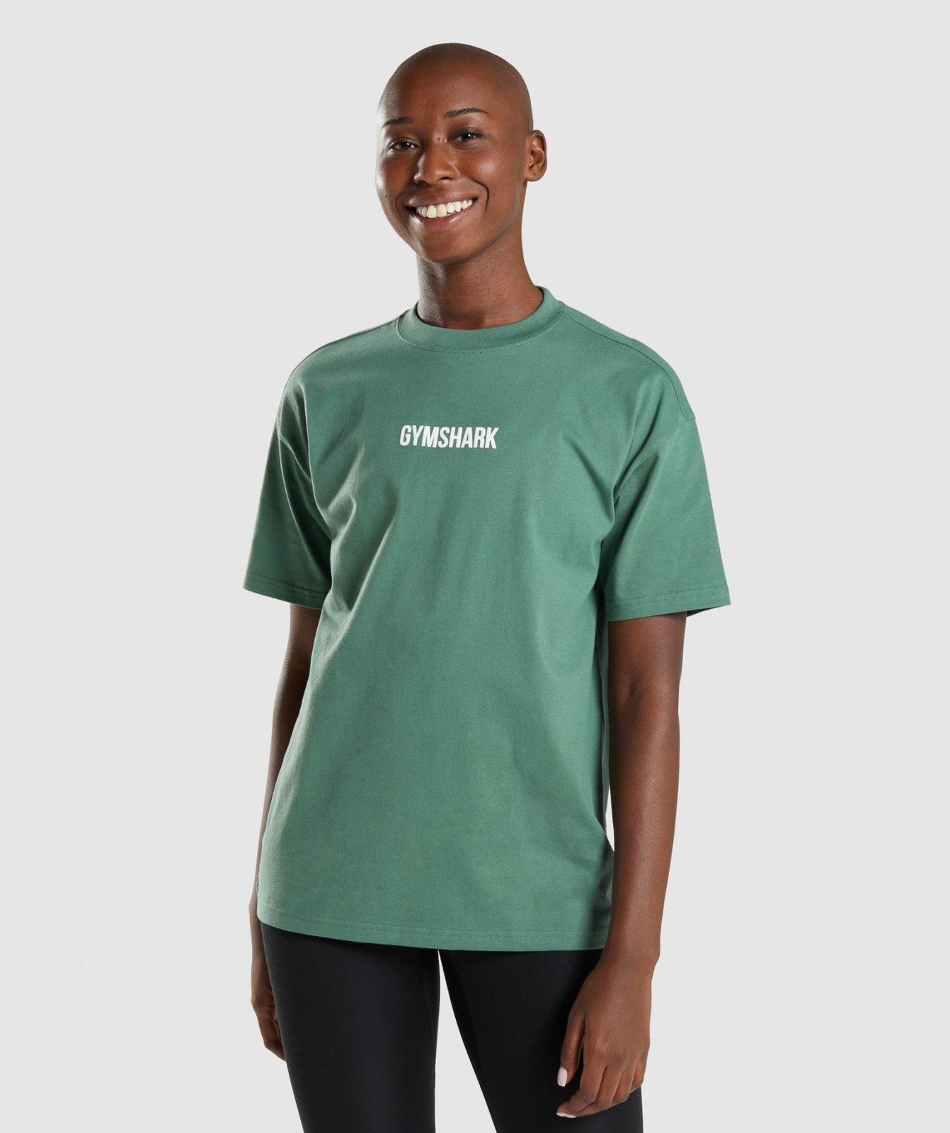 Gymshark Women's Training Green GFX Lifting T-Shirt – NO BRANDS